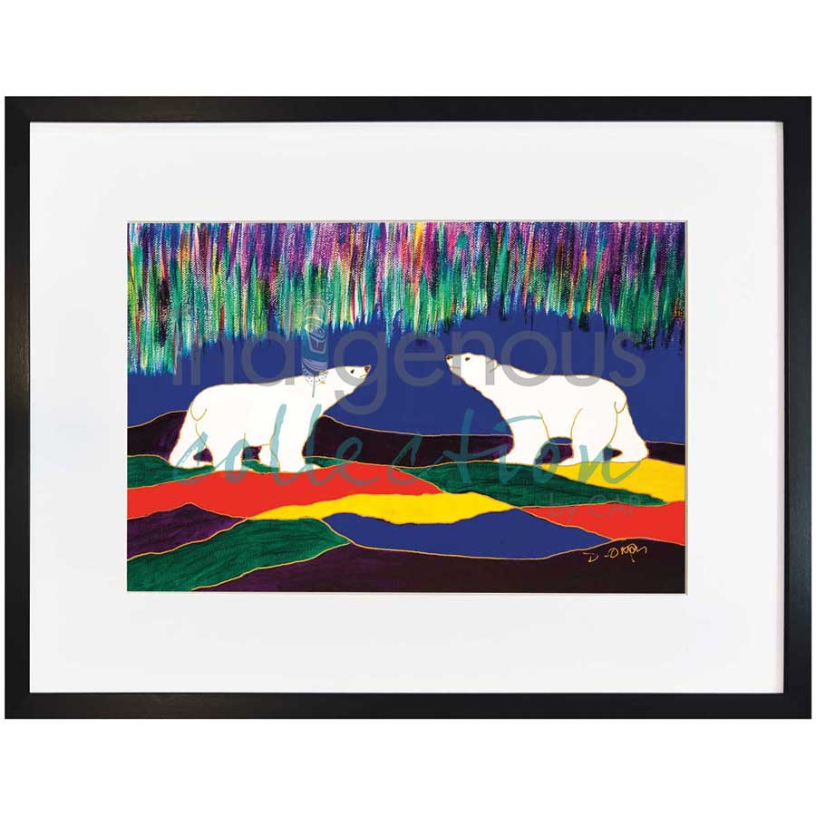 Sky Watchers by artist Dawn Oman - Denesuline (Chipewyan). Indigenous Collection