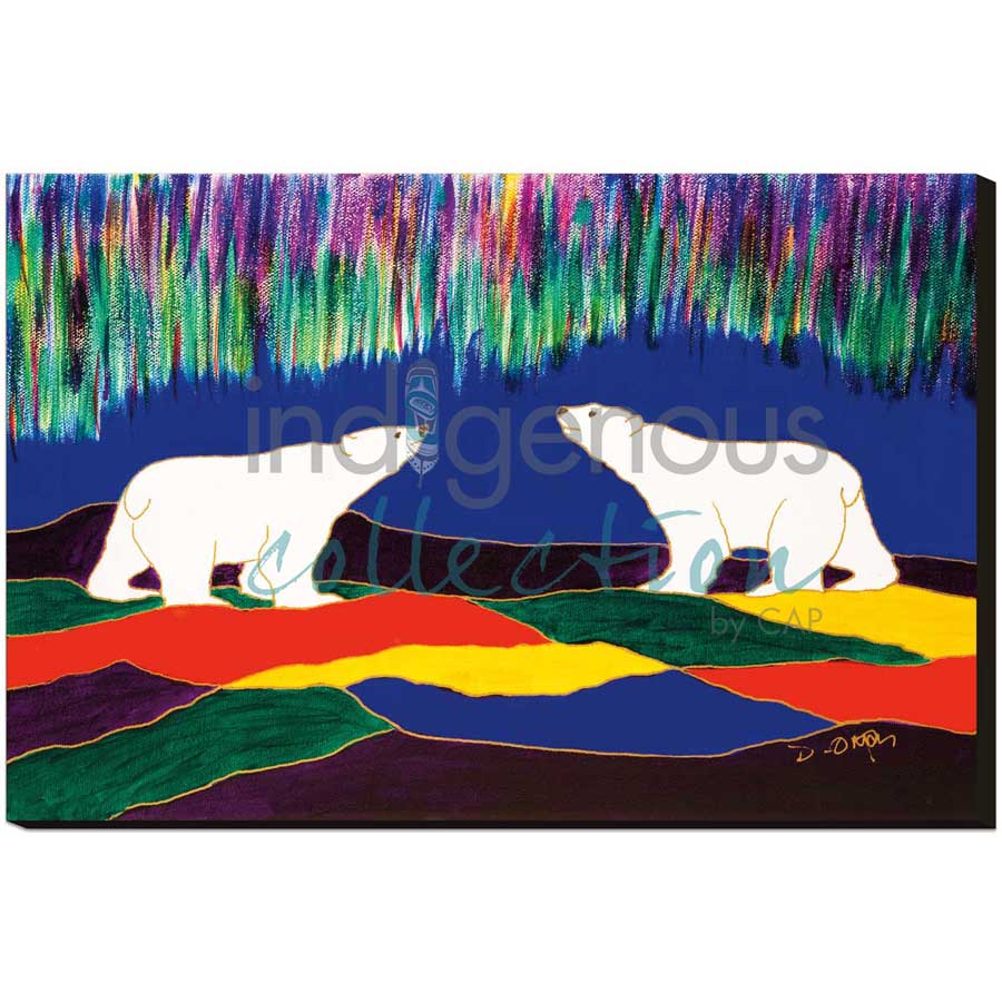 Sky Watchers by artist Dawn Oman - Denesuline (Chipewyan). Indigenous Collection