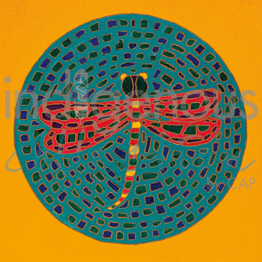 Dragonfly Mosaic by artist Dawn Oman