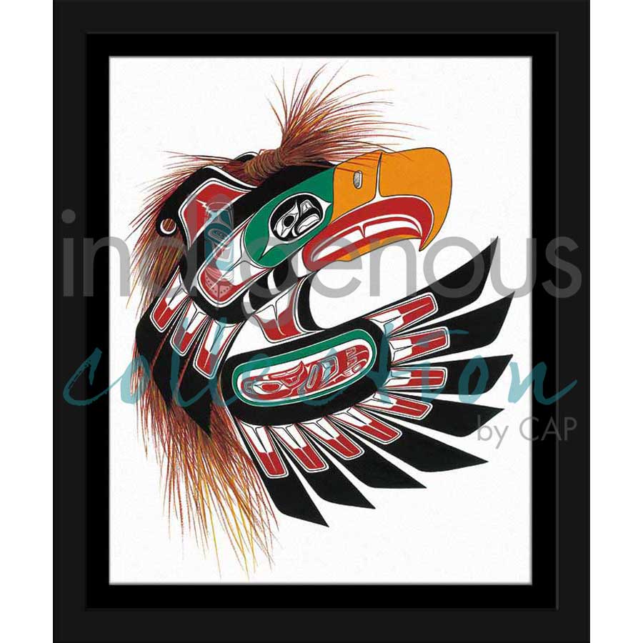 Thunderbird Mask by artist Richard Shorty - Northern Tutchone. Indigenous Collection