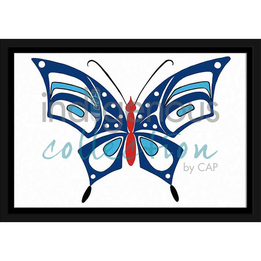 Butterfly by artist Eric Parnell - Haida. Indigenous Collection