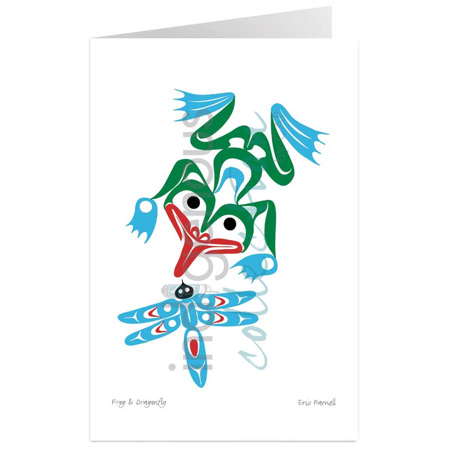 Frog & Dragonfly by artist Eric Parnell