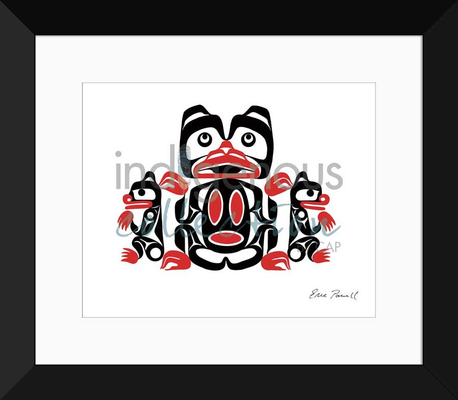 Bear Mother & Cubs Limited Edition. Indigenous Collection
