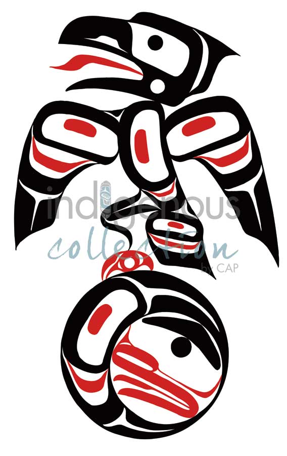 Raven Stealing the Moon by artist Eric Parnell