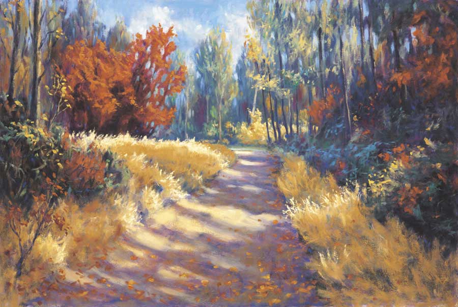 Early Autumn Trail by artist  Bruce McAdam