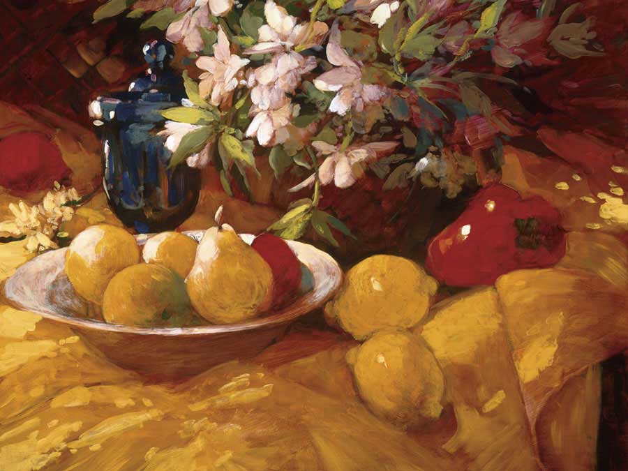 Still Life and Pears by artist  Philip Craig