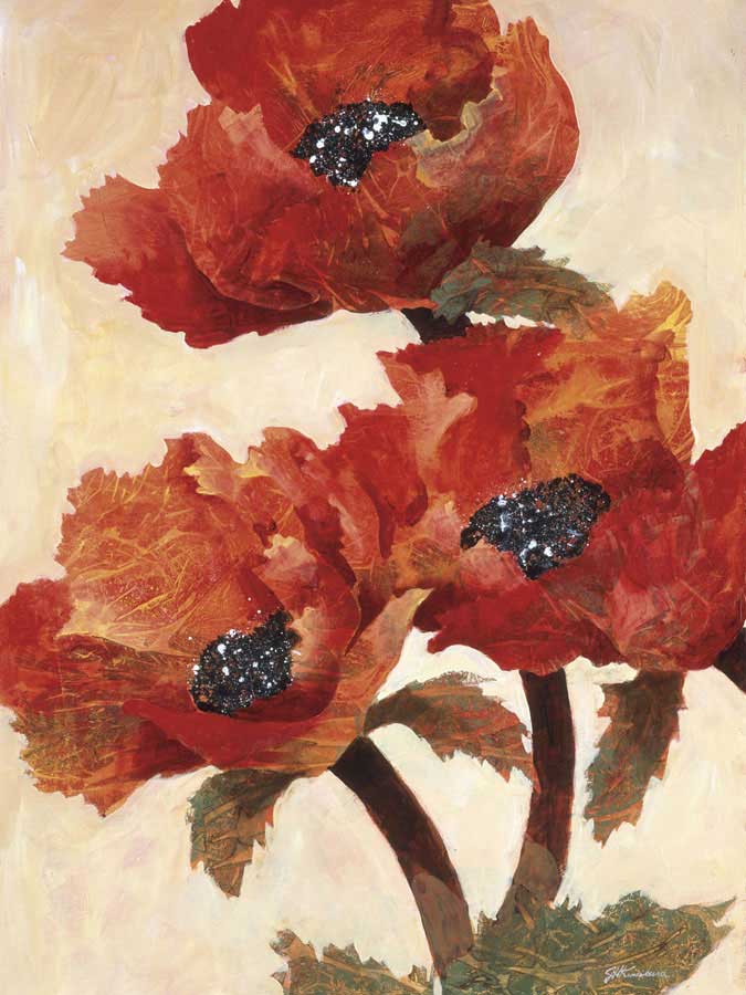 Poppies I by artist  Joyce Kamikura