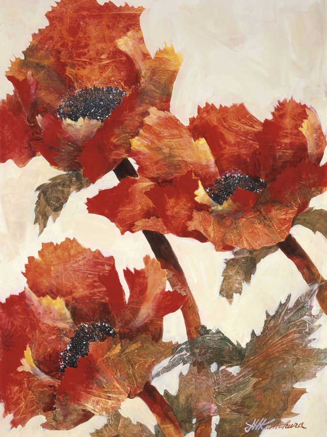 Poppies II by artist  Joyce Kamikura