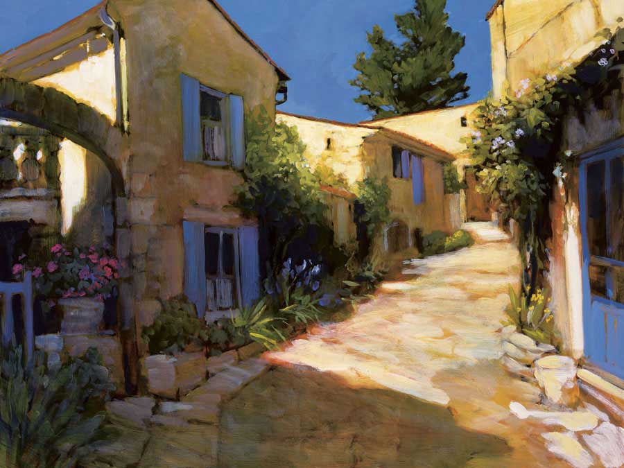 Village in Provence by artist  Philip Craig