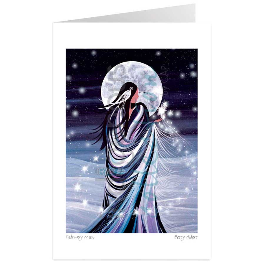 February Moon by artist Betty Albert