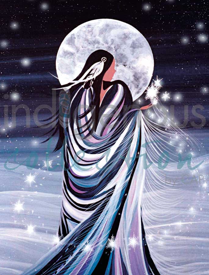 February Moon by artist Betty Albert