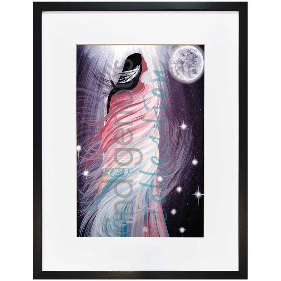 April Moon by artist Betty Albert - Cree. Indigenous Collection