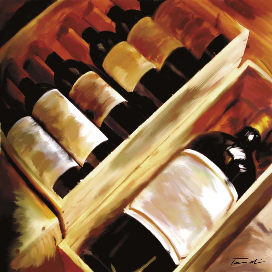 The Wine Collection I by artist  Tandi Venter