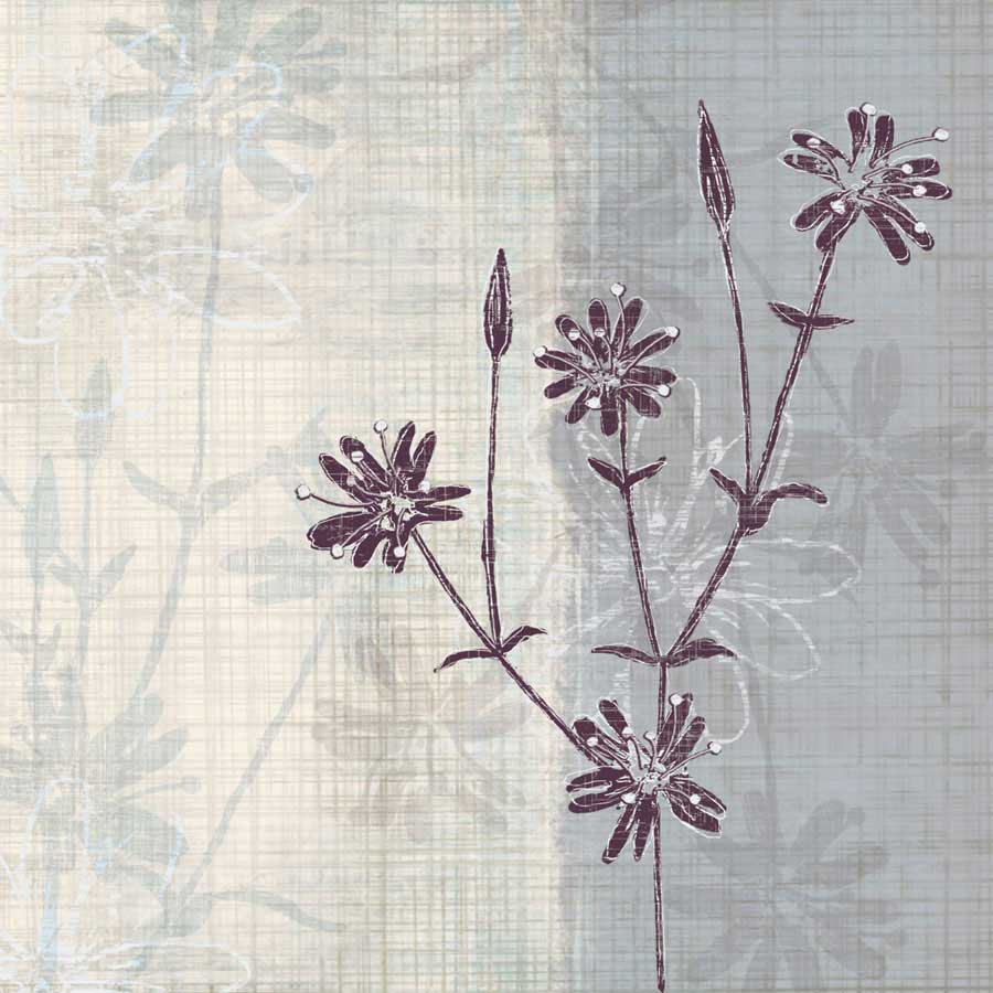 Periwinkle Fields II by artist  Tandi Venter