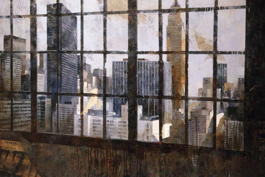 Window Over Empire State by artist  Marti Bofarull