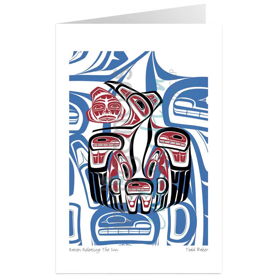 Raven Releasing The Sun by artist Todd Baker