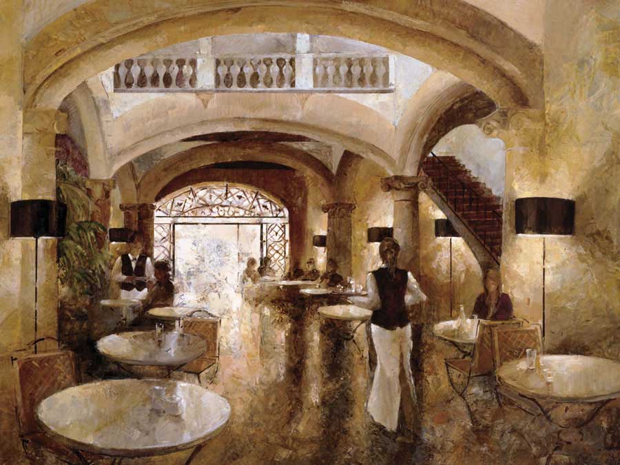 Patio Cappucino by artist  Noemi Martin