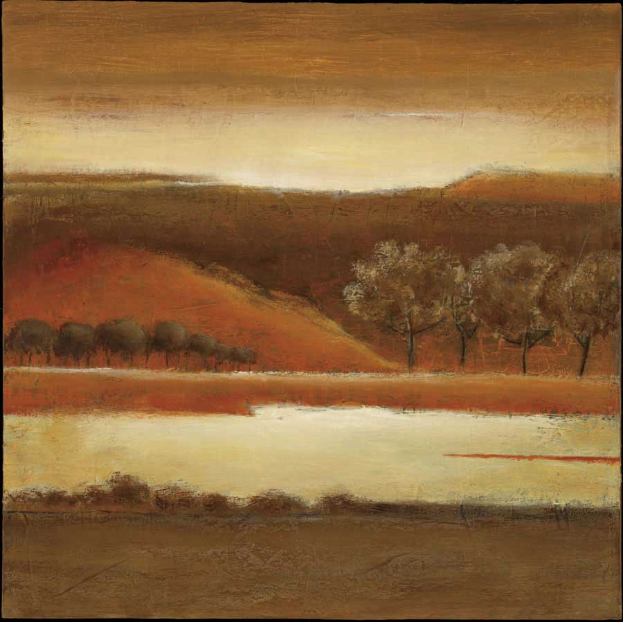 Mountain Valley I by artist  Ursula Salemink-Roos