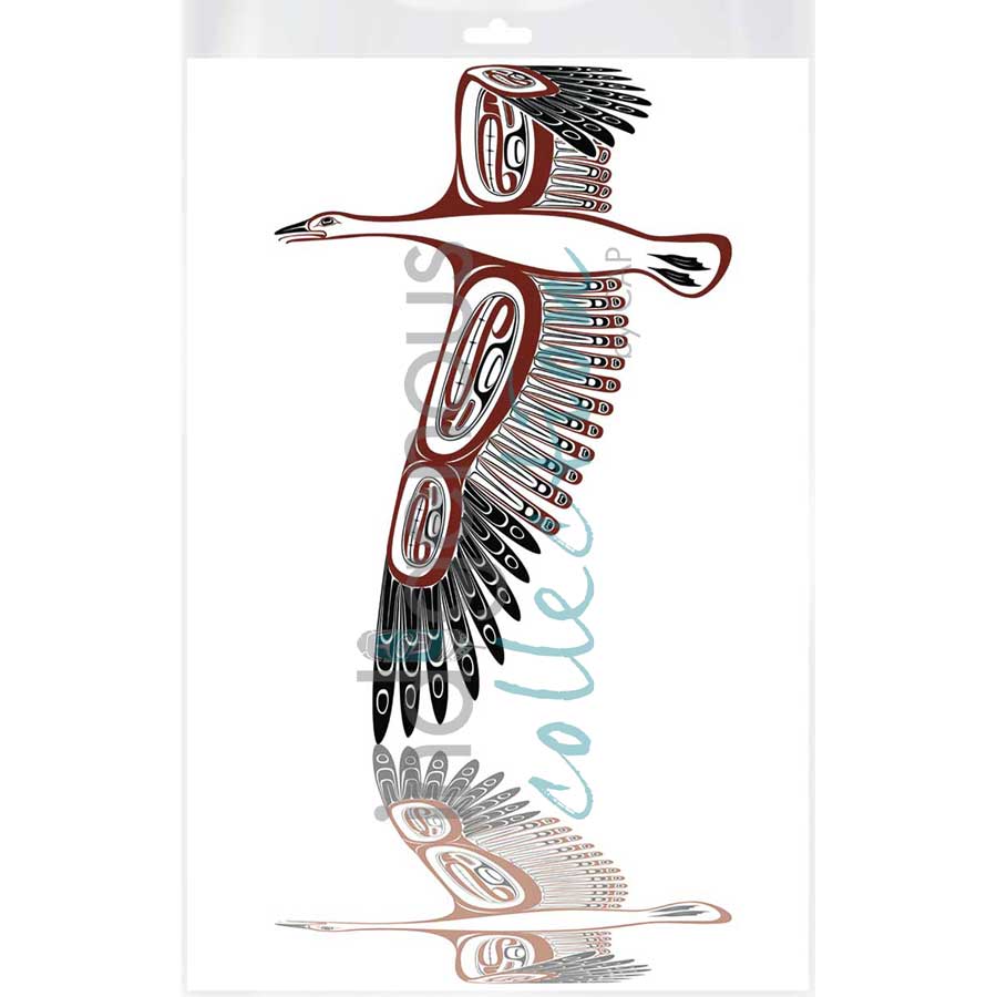Snow Goose by artist Todd Baker - Coast Salish. Indigenous Collection