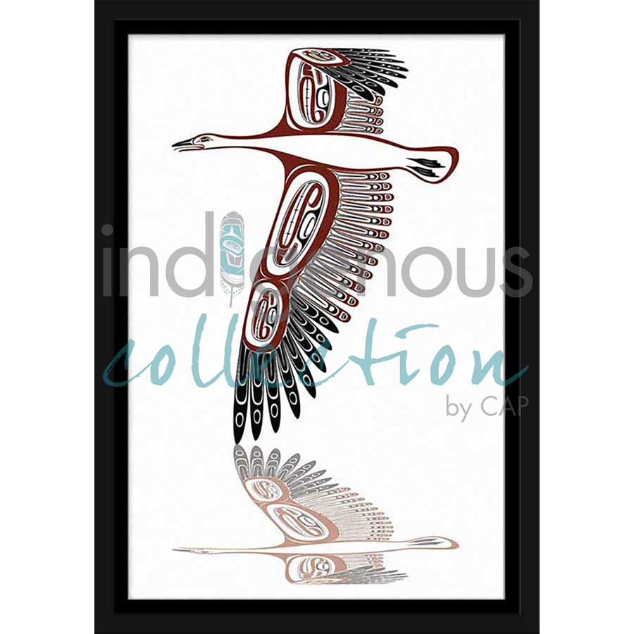 Snow Goose by artist Todd Baker - Coast Salish. Indigenous Collection