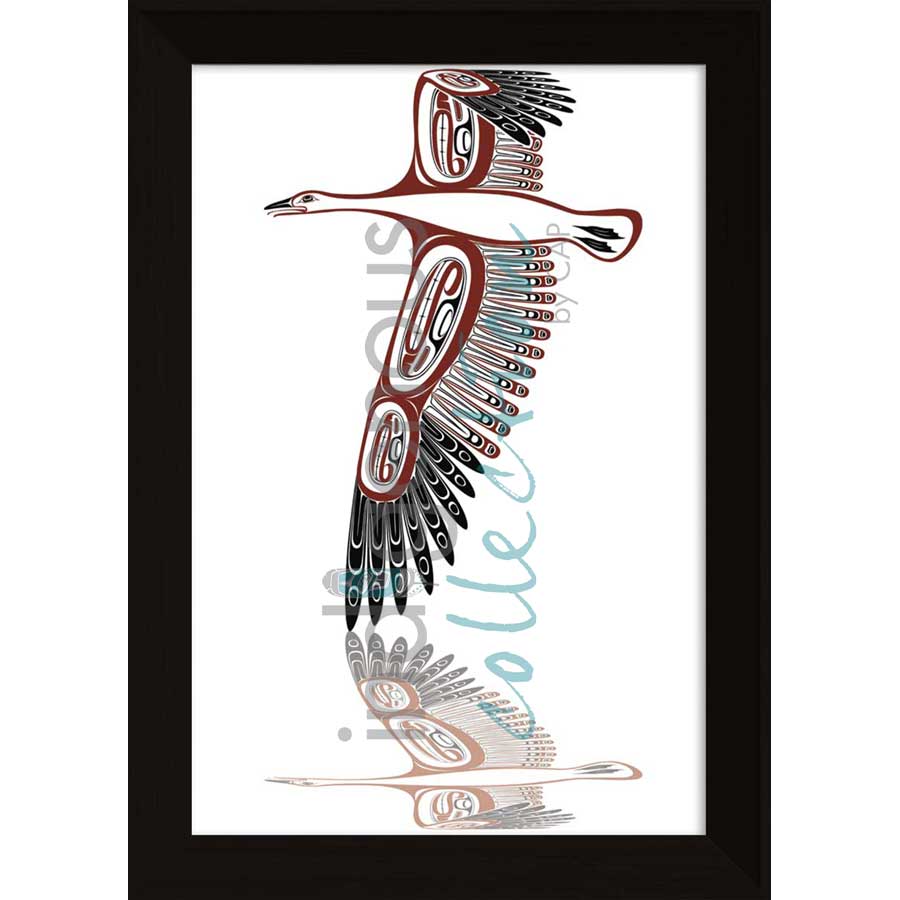 Snow Goose by artist Todd Baker - Coast Salish. Indigenous Collection