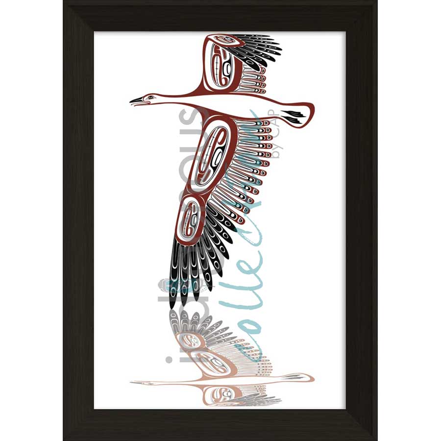 Snow Goose by artist Todd Baker - Coast Salish. Indigenous Collection