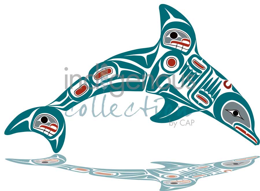 Dolphin by artist Todd Baker