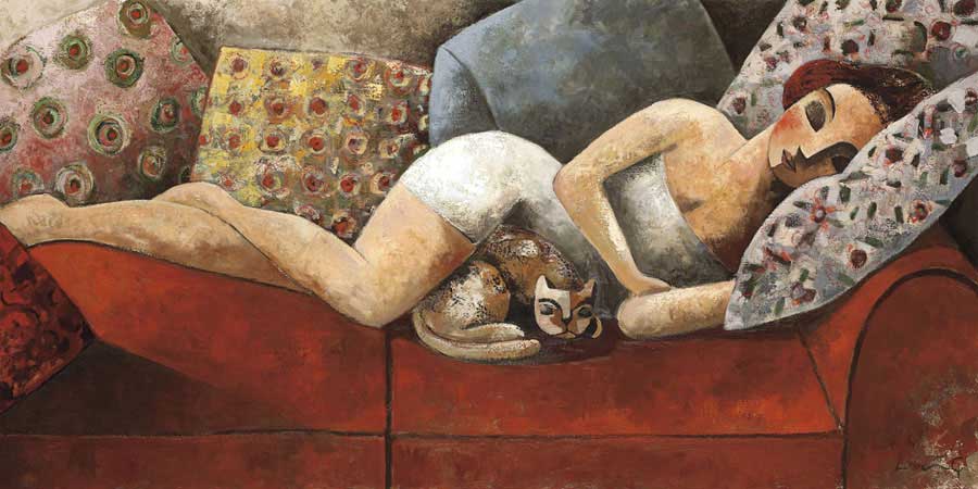 Siesta by artist  Didier Lourenco