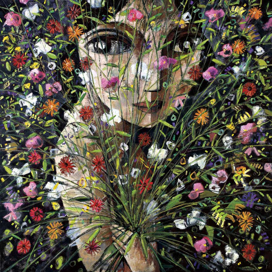 Between the Flowers by artist  Didier Lourenco