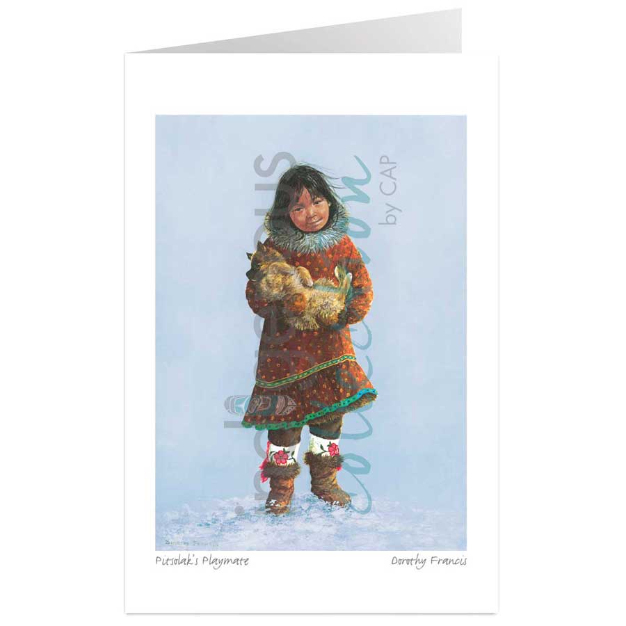 Pitsolak‚Äôs Playmate by artist Dorothy Francis