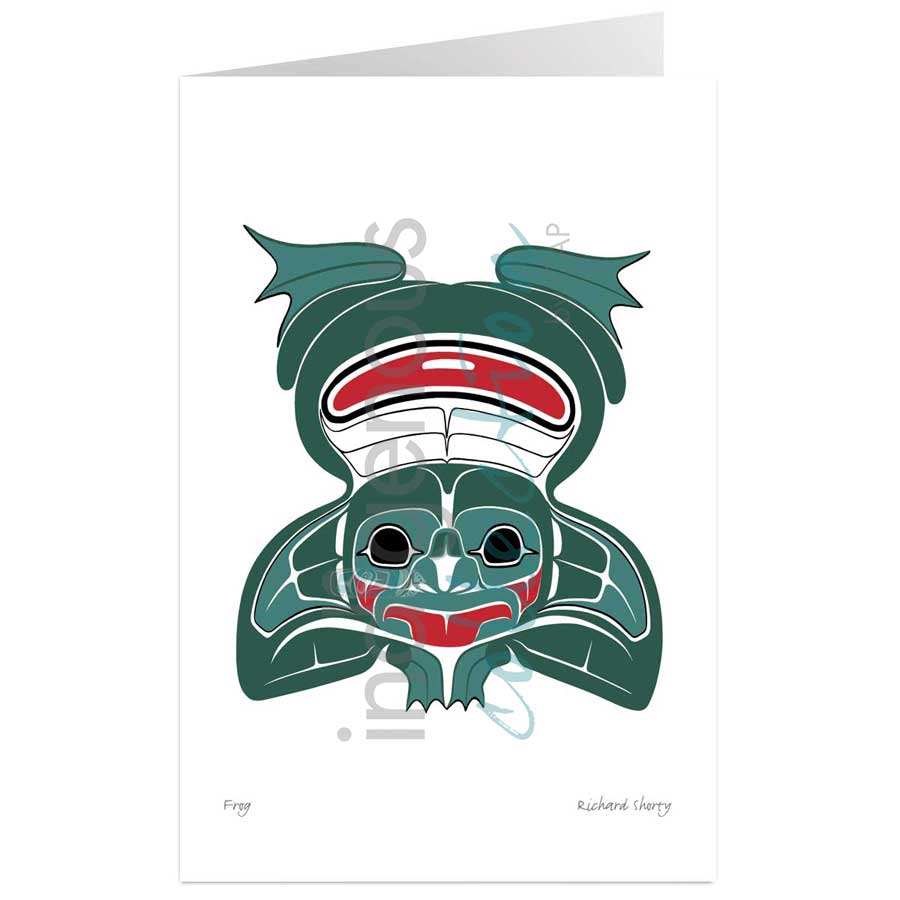 Frog by artist Richard Shorty