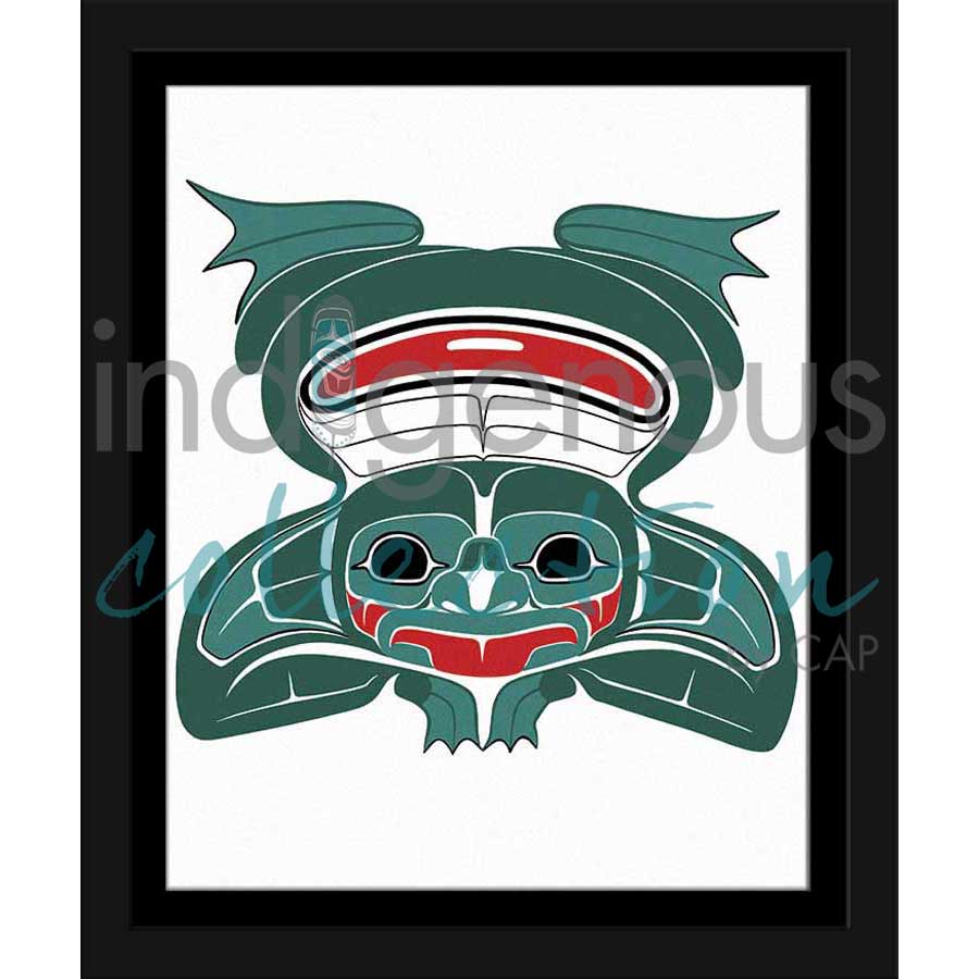 Frog by artist Richard Shorty - Northern Tutchone. Indigenous Collection