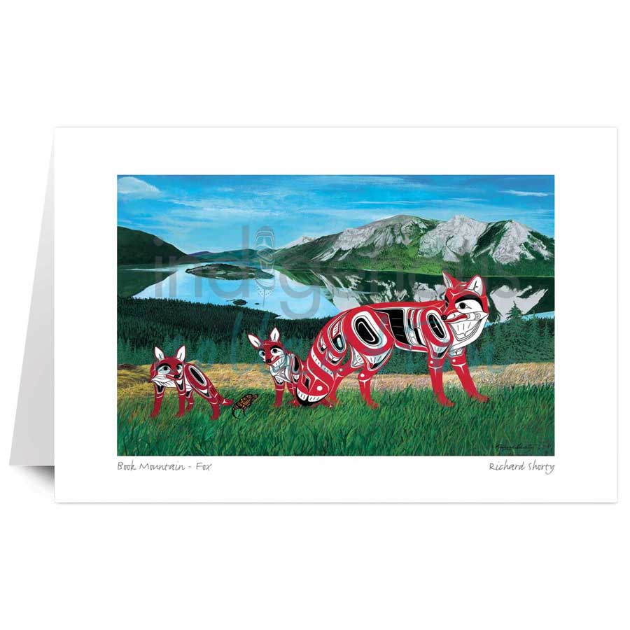 Book Mountain - Fox by artist Richard Shorty