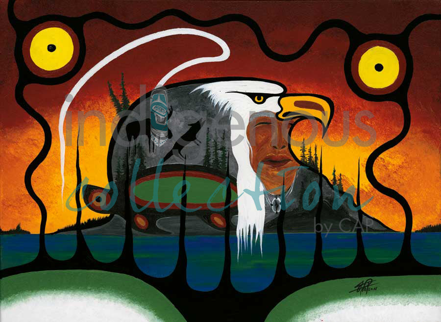 Turtle Island I by artist Frank Polson