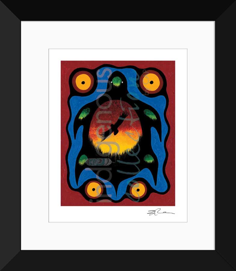 Turtle Island II Limited Edition. Indigenous Collection