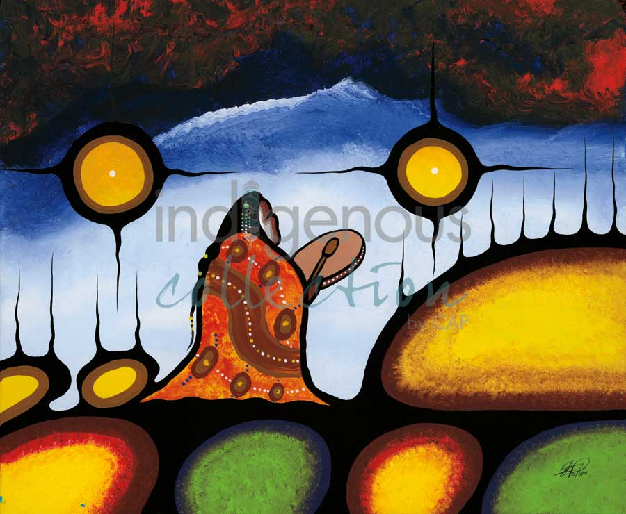 Giving Thanks by artist Frank Polson