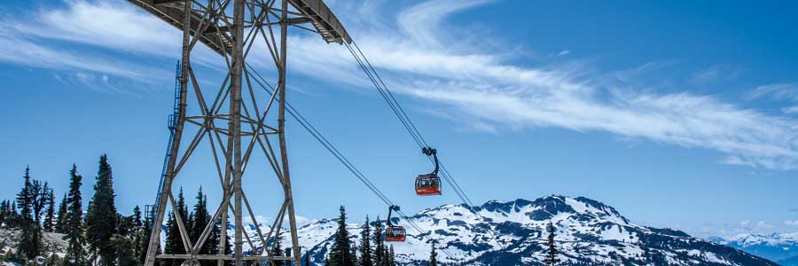 Peak 2 Peak Gondola, Whistler, BC by artist Jeff Maihara