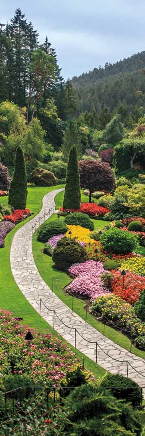 Butchart Gardens, Victoria, BC by artist Jeff Maihara