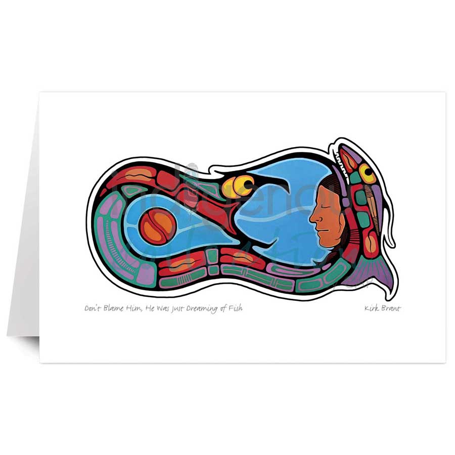 Don‚Äôt Blame Him, He Was Just Dreaming of Fish by artist Kirk Brant