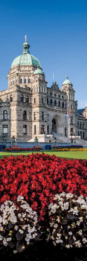 Parliament Buildings, Victoria, BC by artist Jeff Maihara