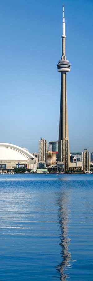 Toronto Skyline from Centre Island, Toronto, ON by artist Jeff Maihara