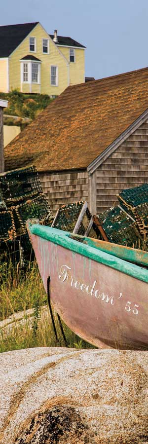 Freedom 55, Peggy‚Äôs Cove, NS by artist Jeff Maihara