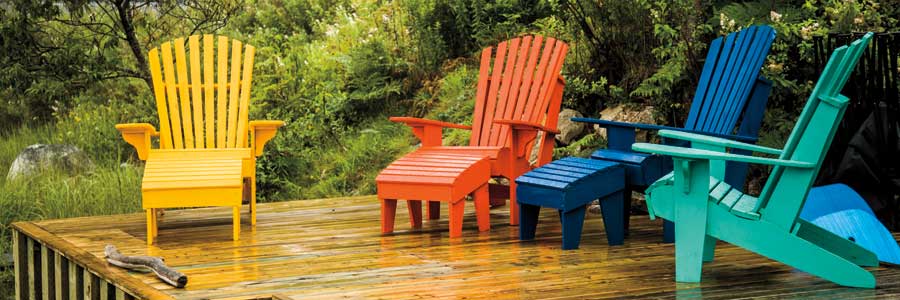 Muskoka Chairs, NS by artist Jeff Maihara