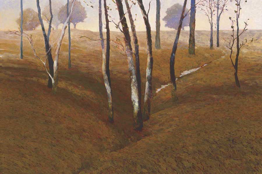 French Oaks by artist  Kent Lovelace