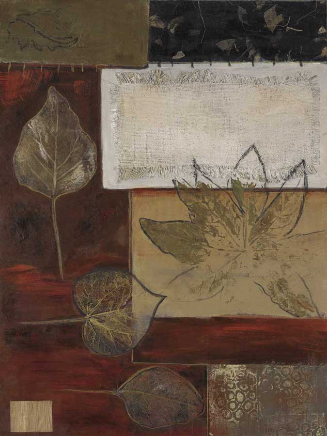 Burlap and Gold I by artist  Connie Tunick
