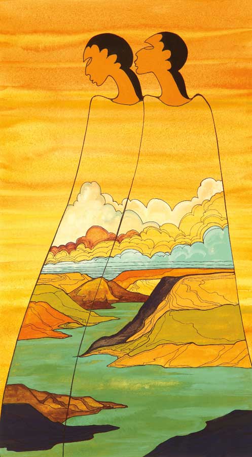 Sisters of The Earth by artist Maxine Noel