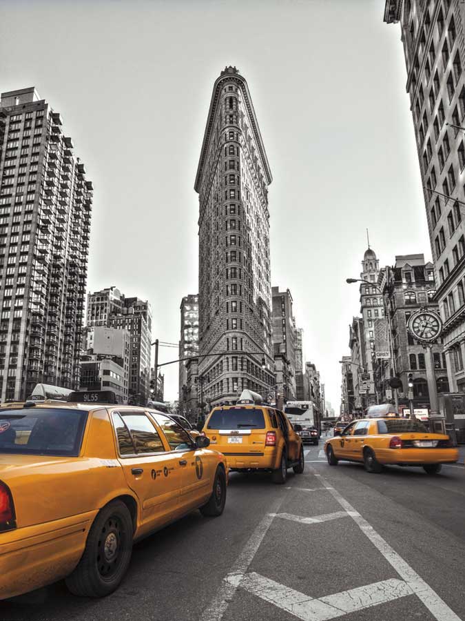 New York Taxis by artist  Assaf Frank