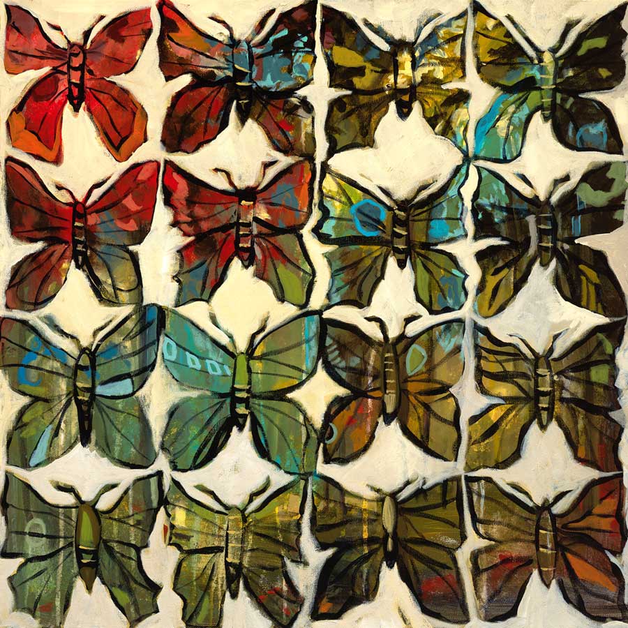 Butterflies by artist  Jennifer Harwood