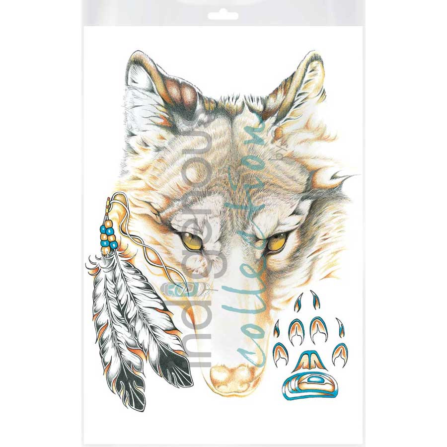 Wolfy by artist Hubert V. Billy - Nlaka'pamux . Indigenous Collection