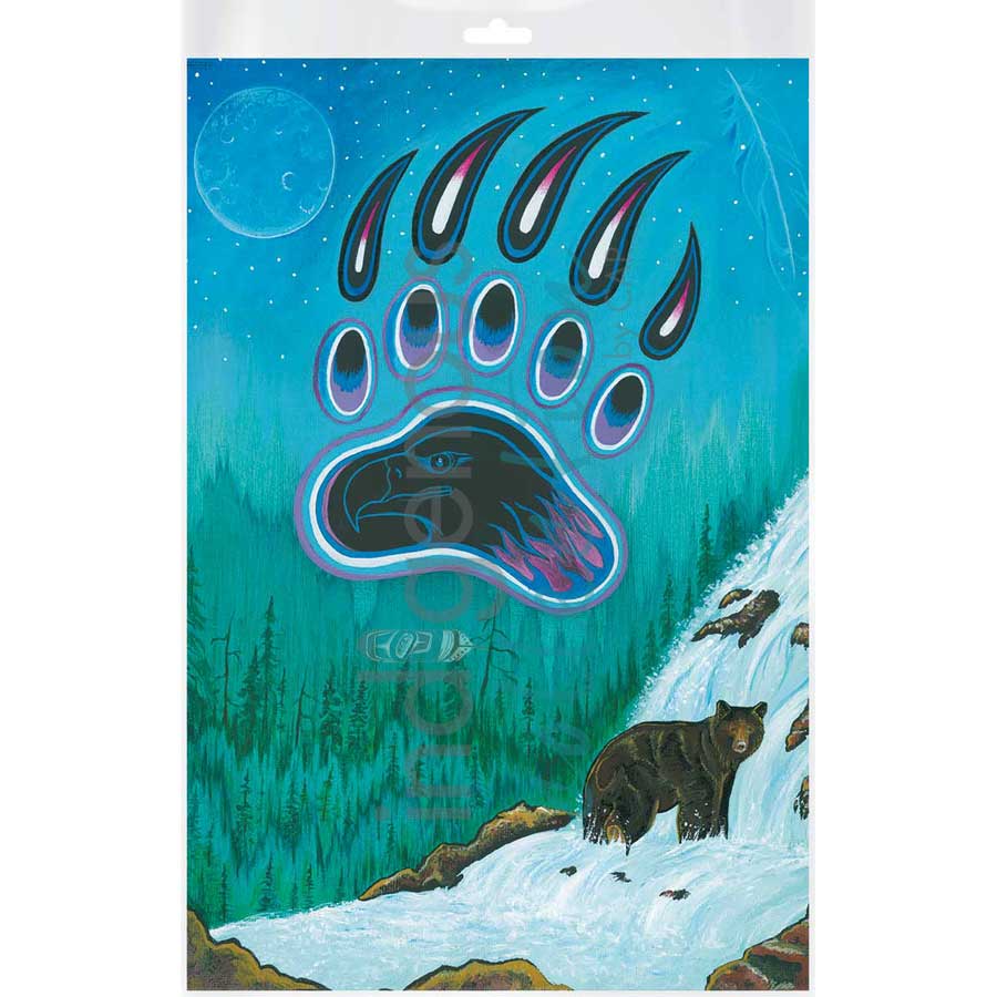 Gone Fishing by artist Hubert V. Billy - Nlaka'pamux . Indigenous Collection
